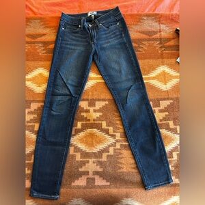 PAIGE Dark Blue Skinny Jeans